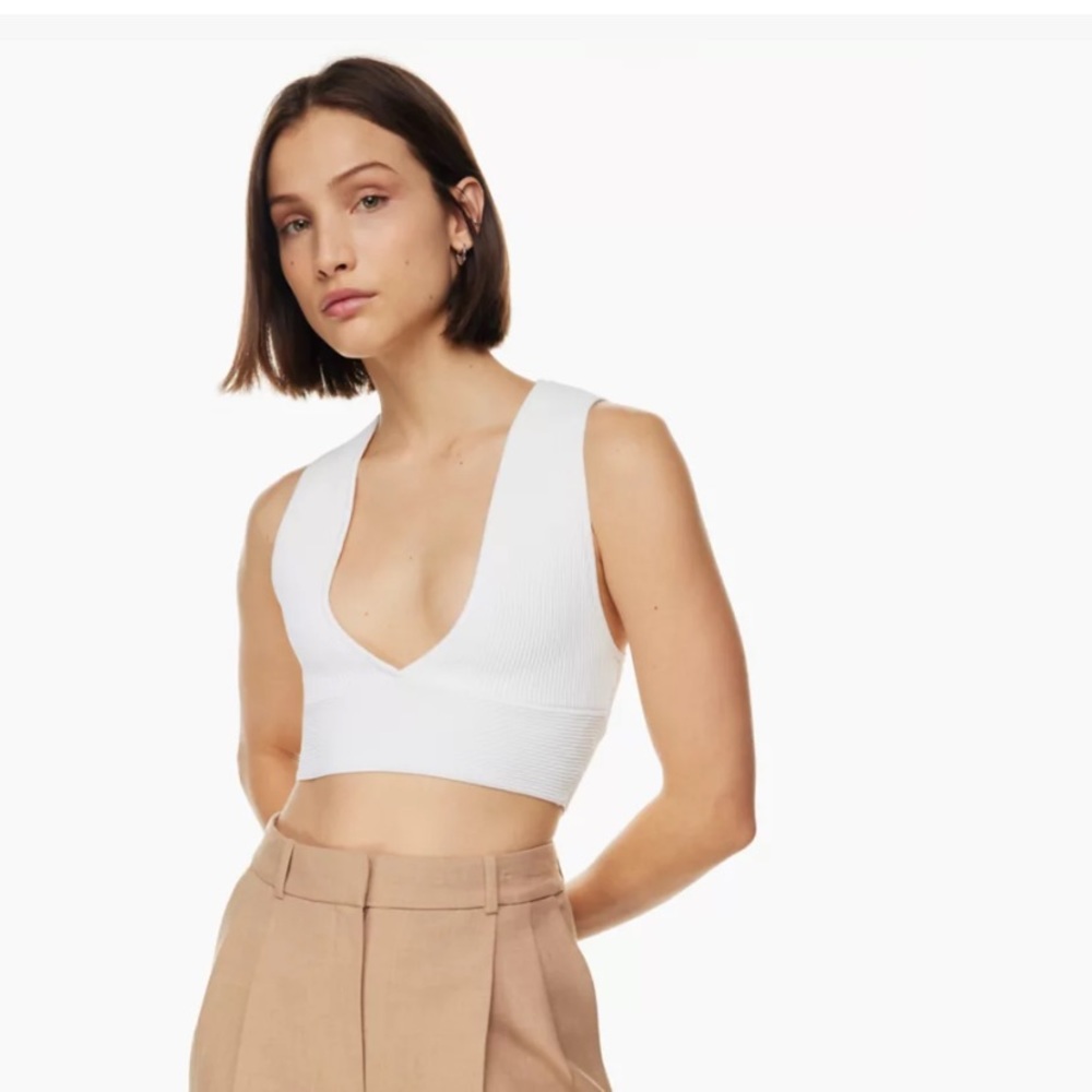 Babaton Sculpt Knit Deep V Tank